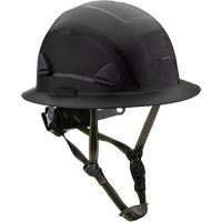 Casque Fibre Metal de style escalade avec bordure compl&egrave;te, R&eacute;pond aux normes CSA type 2, Suspension Rochet, Non ventil&eacute; Duraquip Inc