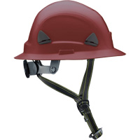 Casque Fibre Metal de style escalade avec bordure compl&egrave;te, R&eacute;pond aux normes CSA type 2, Suspension Rochet, Non ventil&eacute; Duraquip Inc