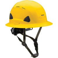 Fibre Metal Climbing Style Helmet with Full Brim, Meets CSA Type 2, Ratchet Suspension, Vented Duraquip Inc