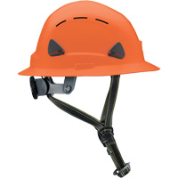 Fibre Metal Climbing Style Helmet with Full Brim, Meets CSA Type 2, Ratchet Suspension, Vented Duraquip Inc