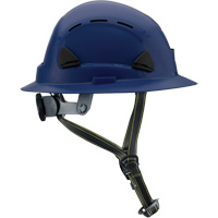 Fibre Metal Climbing Style Helmet with Full Brim, Meets CSA Type 2, Ratchet Suspension, Vented Duraquip Inc
