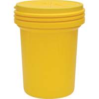 Lab Pack Plastic Barrel Drum with Screw-On Lid, 30 US gal., Mobile/Stationary Duraquip Inc
