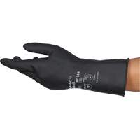 Gants r&eacute;sistants aux produits chimiques AlphaTec 87-118, Taille Petit/7, 12,6" lo, Latex de caoutchouc, Doublure en Coton, 31-mil Duraquip Inc