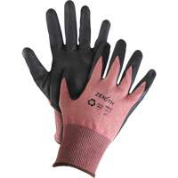 Gants &eacute;cologiques, l&eacute;gers, et r&eacute;sistants &agrave; la coupe, &agrave; haute dext&eacute;rit&eacute;, Taille 7, Calibre 18, Rev&ecirc;tement Mousse de nitrile, Enveloppe en Acier inoxydable/PEHP/rPET, ASTM ANSI niveau A4 Duraquip Inc