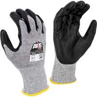 RWG566 AXIS Cut Protection Touchscreen Work Glove, Size X-Small, 18 Gauge, Polyurethane Coated, Stainless Steel/HPPE Shell, ASTM ANSI Level A5/EN 388 Level E Duraquip Inc