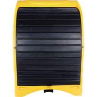 Palette contre les d&eacute;versements &agrave; couvercle dur pour 4 barils, 68,11" lo x 61,61" la x 83,07" h, Capacit&eacute; de charge 1433 lb Duraquip Inc