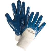 Gants &agrave; doublure interlock de poids moyen, 9/Grand, R&ecirc;vetement Nitrile, Enveloppe en Coton Duraquip Inc