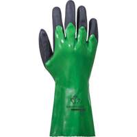 SolvStop Chemical-Resistant Gloves, Size 7, 12" L, PVC Duraquip Inc