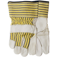 Poor Boy Gloves, One Size, Grain Cowhide Palm Duraquip Inc