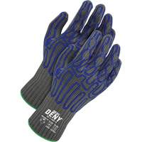 Gants enduits r&eacute;sistants &agrave; la coupe pour le contact alimentaire Deny, Taille 8, Calibre 7, Rev&ecirc;tement Silicone, Enveloppe en PEHP, ASTM ANSI niveau A9/EN 388 niveau F Duraquip Inc