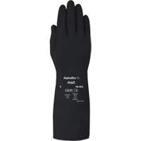 Gants d,usage moyen r&eacute;sistants aux produits chimiques AlphaTec 38001PP, Taille 7, 14" lo, Caoutchouc butyle, 14 mils Duraquip Inc
