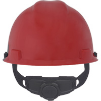 Specialty V-Gard&reg; Hard Hat, Ratchet Suspension, Black/Red Duraquip Inc