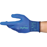 HyFlex&reg; 11-814 Gloves, Size 5/2X-Small, 18 Gauge, Foam Nitrile Coated, Nylon/Spandex Shell, ASTM ANSI Level A1/EN 388 Level 1/EN 388 Level A Duraquip Inc
