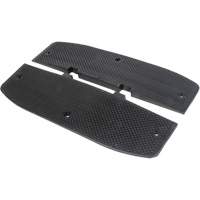 Embouts d'extr&eacute;mit&eacute;s pour bosse de d&eacute;c&eacute;l&eacute;ration, Caoutchouc, 2' lo x 16" la x 1-1/4" h Duraquip Inc