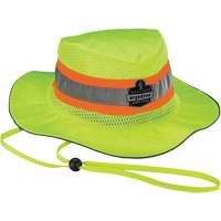 Chapeau de soleil de garde forestier de refroidissement en microfibre Chill-Its 8935MF , petite/moyenne, Lime haute visibilit&eacute; Duraquip Inc
