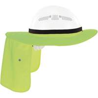 Visi&egrave;re universelle avec protection de la nuque pour casque de s&eacute;curit&eacute; Chill-Its 6661, Lime haute visibilit&eacute; Duraquip Inc
