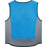 Veste de refroidissement &eacute;vaporatif Chill-Its 6667 avec fermeture &agrave; glissi&egrave;re, Moyen, Bleu Duraquip Inc