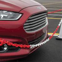 Bicolour Plastic Barrier Chain, Green/White Duraquip Inc