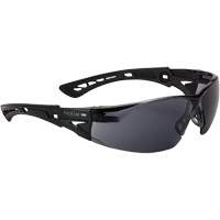 Lunettes de s&eacute;curit&eacute; Rush + BSSI, Lentille Fum&eacute;e/Gris, Antibu&eacute;e/Anti-&eacute;gratignures, ANSI Z87+ Duraquip Inc