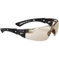 Rush+ BSSI Safety Glasses, Brown/Copper Lens, Anti-Fog/Anti-Scratch, ANSI Z87+ Duraquip Inc