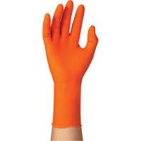 Gants jetables TOUCHNTUFF 93-800, 6,5/7, Latex/N&eacute;opr&egrave;ne/Nitrile, 23,6-mils, Sans poudre, Orange Duraquip Inc
