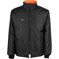 Manteau haute visibilit&eacute; 7-en-1, Polyester, Orange haute visibilit&eacute;, T-petit Duraquip Inc