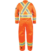 Combinaison ignifuge haute visibilit&eacute;, Taille Petit, Orange Duraquip Inc