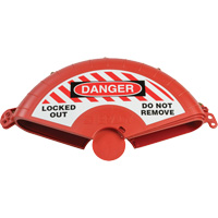 Dispositif de verrouillage coulissant pour vanne &agrave; opercule, Type Volant Duraquip Inc