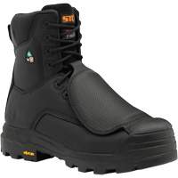 Bottes de travail Vulcan avec protecteur m&eacute;tatarsien &agrave; l'ext&eacute;rieur, Cuir, Taille 5, Imperm&eacute;able Duraquip Inc