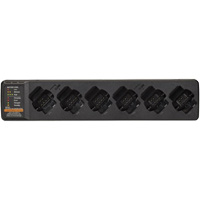 Chargeur multi-unit&eacute;s &agrave; 6 emplacements pour radio bidirectionnelle Curve Duraquip Inc