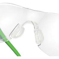 Adapt Lite Grey/Green Safety Glasses, Clear Lens, Anti-Fog/Anti-Scratch, ANSI Z87+/Meets/Exceeds CSA Z94.3 Duraquip Inc