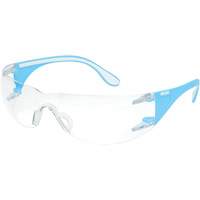 Adapt Lite Blue/White Safety Glasses, Clear Lens, Anti-Fog/Anti-Scratch, ANSI Z87+/Meets/Exceeds CSA Z94.3 Duraquip Inc
