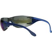 Adapt Lite Safety Glasses, Blue Mirror Lens, Anti-Fog/Anti-Scratch, ANSI Z87+/Meets/Exceeds CSA Z94.3 Duraquip Inc