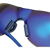 Adapt Lite Safety Glasses, Blue Mirror Lens, Anti-Fog/Anti-Scratch, ANSI Z87+/Meets/Exceeds CSA Z94.3 Duraquip Inc