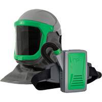 Z-Link Powered Air Respirator with Zytec FR Shoulder Cape, Facepiece Respirator/Welding Helmet Duraquip Inc