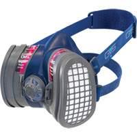 Elipse&reg; Low Profile OV/P100 NIOSH Respirator with Replacement Filters, Elastomer/Thermoplastic, Small/Medium Duraquip Inc