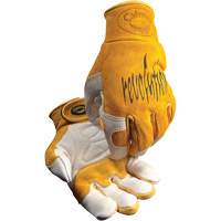 Caiman&reg; Premium TIG/MIG Welder's Gloves with Hook & Loop Closure, Split Cowhide, Size Medium Duraquip Inc