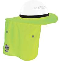 Chill-Its&reg; Lime Green FR Hard Hat Brim with Neck Shade Duraquip Inc