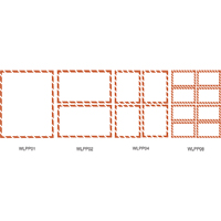 &eacute;tiquettes SIMDUT 100/pqt, Papier, Rouleau, 10-7/8" lo x 8-1/2" la Duraquip Inc