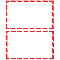 &eacute;tiquettes SIMDUT 200/pqt, Papier, Rouleau, 4-3/4" lo x 8-1/2" la Duraquip Inc