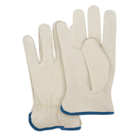 Gants pour conducteurs &agrave; ajustement serr&eacute;, T-Grand, Paume en Cuir fleur de vache Duraquip Inc