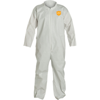 ProShield&reg; 60 Coveralls, X-Large, White, Microporous Duraquip Inc