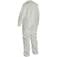 ProShield&reg; 60 Coveralls, X-Large, White, Microporous Duraquip Inc