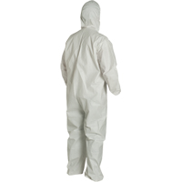 ProShield&reg; 60 Coveralls, Small, White, Microporous Duraquip Inc