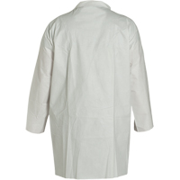 ProShield&reg; 60 Lab Coat, Microporous/Polypropylene, White, Medium Duraquip Inc