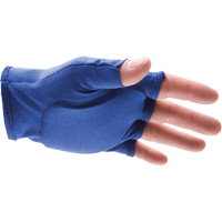 Doublures antichocs pour gants sans doigts, main gauche, 6/T-petit, Paume en Synth&eacute;tique, Poignet &agrave; enfiler Duraquip Inc