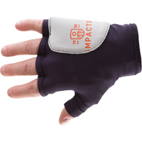 Gants de protection sans doigts paume/c&ocirc;t&eacute;, droit, T-petit, Paume en Su&egrave;de, Poignet &agrave; enfiler Duraquip Inc