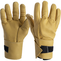Vibration Protective Air Glove<sup>®</sup>, Size X-Small, Grain Leather Palm SR338 | Duraquip Inc