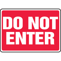 Enseigne « Do Not Enter », 10" x 14", Aluminium, Anglais SV899 | Duraquip Inc