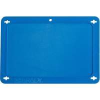 &eacute;tiquette vierge pour vanne, Plastique, 4-3/4" la x 3-1/4" h Duraquip Inc